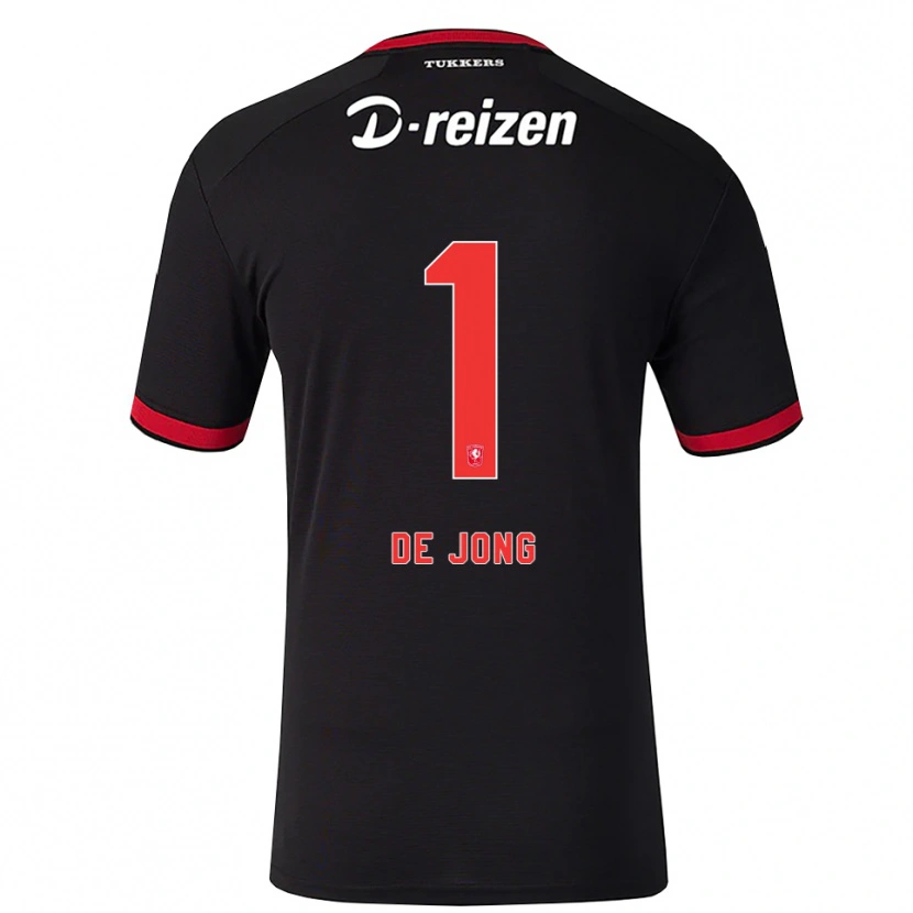 Danxen Herren Danielle De Jong #1 Rot Weiß Schwarz Auswärtstrikot Trikot 2026/27 T-Shirt Schweiz