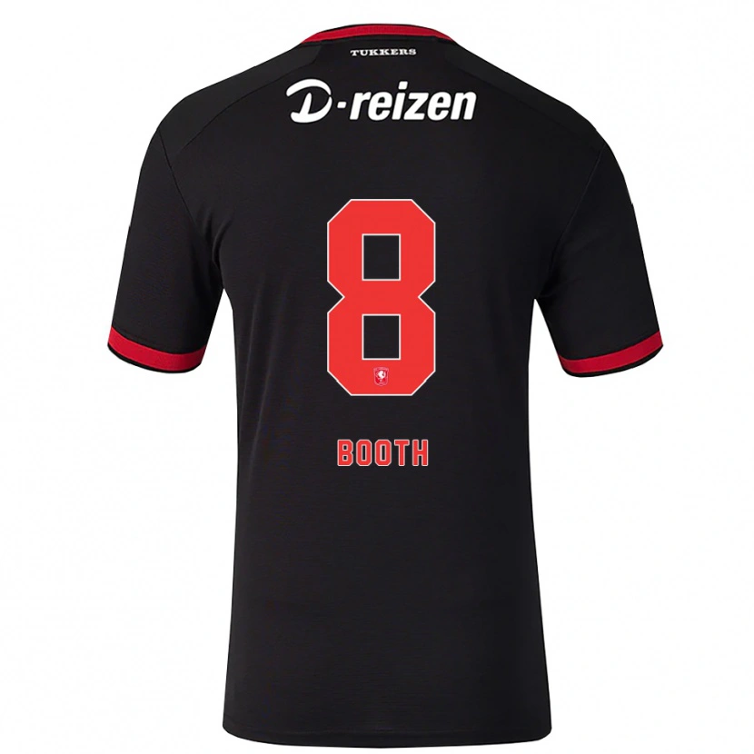Danxen Herren Taylor Booth #8 Rot Weiß Schwarz Auswärtstrikot Trikot 2026/27 T-Shirt Schweiz