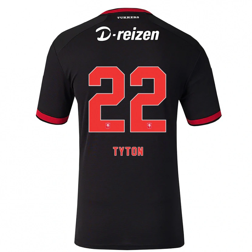 Danxen Herren Przemyslaw Tyton #22 Rot Weiß Schwarz Auswärtstrikot Trikot 2026/27 T-Shirt Schweiz