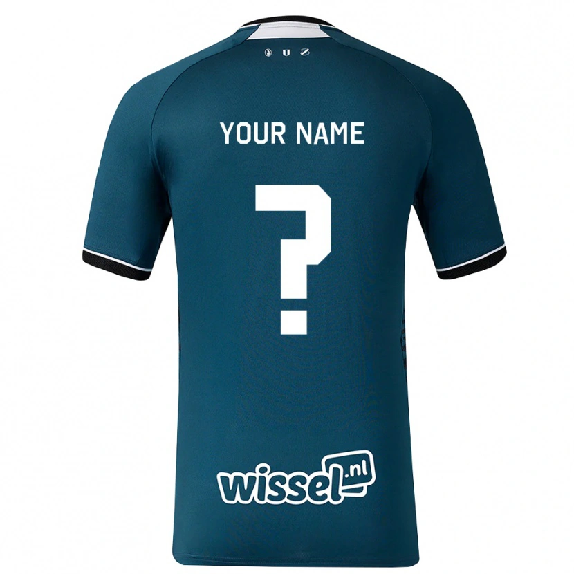 Danxen Herren Ihren Namen #0 Dunkelschiefergrau Weiß Auswärtstrikot Trikot 2026/27 T-Shirt Schweiz