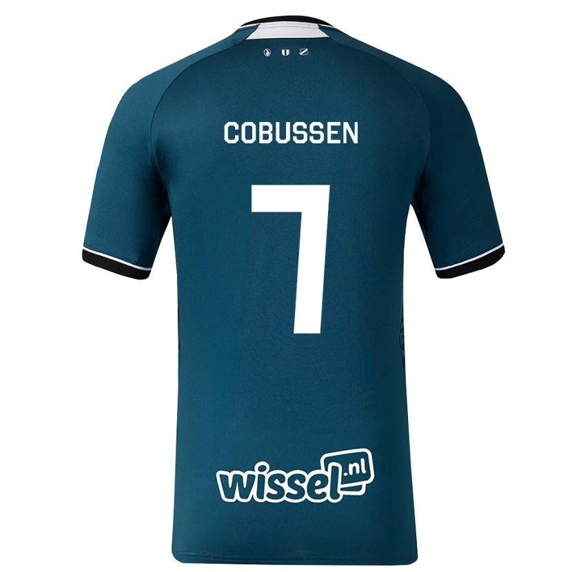 Danxen Herren Sophie Cobussen #7 Dunkelschiefergrau Weiß Auswärtstrikot Trikot 2026/27 T-Shirt Schweiz