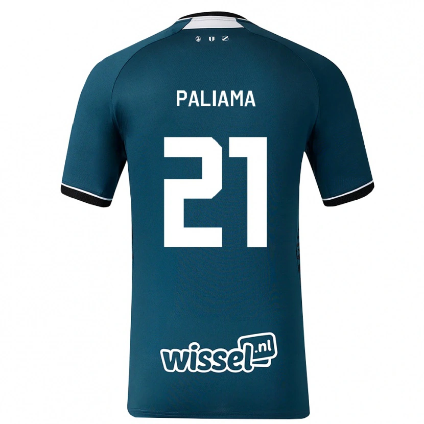 Danxen Herren Joni Paliama #21 Dunkelschiefergrau Weiß Auswärtstrikot Trikot 2026/27 T-Shirt Schweiz