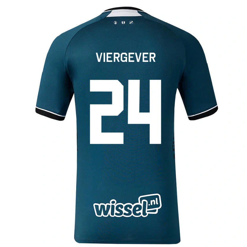Danxen Herren Nick Viergever #24 Dunkelschiefergrau Weiß Auswärtstrikot Trikot 2026/27 T-Shirt Schweiz
