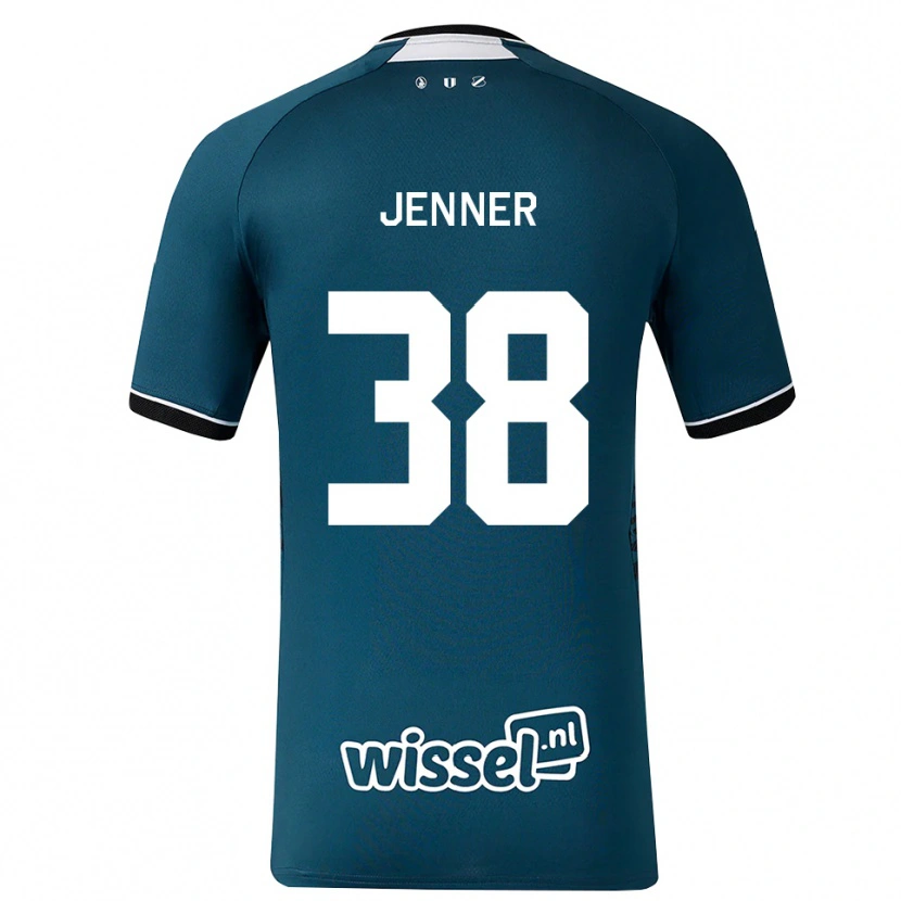 Danxen Herren Ivar Jenner #38 Dunkelschiefergrau Weiß Auswärtstrikot Trikot 2026/27 T-Shirt Schweiz