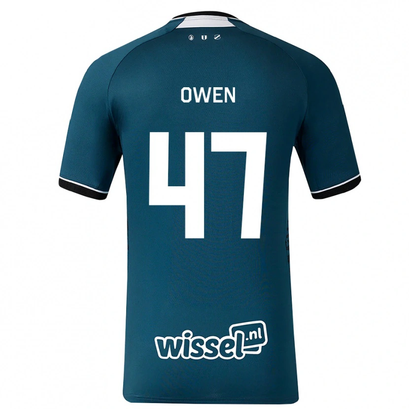 Danxen Herren Emmanuel Chigozie Owen #47 Dunkelschiefergrau Weiß Auswärtstrikot Trikot 2026/27 T-Shirt Schweiz