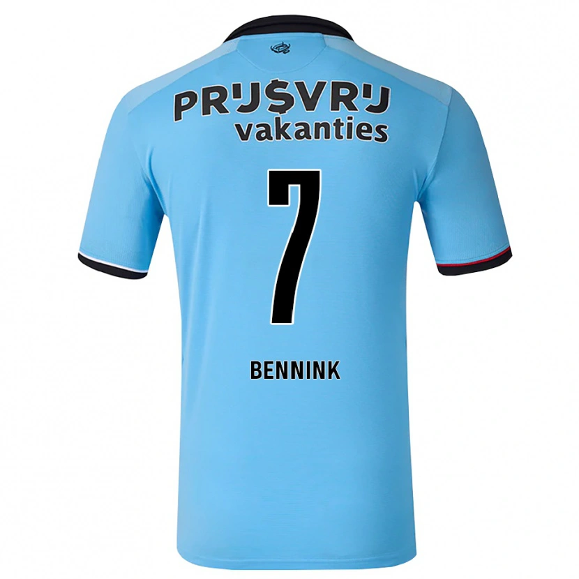Danxen Herren Maxime Bennink #7 Tiefhimmelblau Schwarz Rot Auswärtstrikot Trikot 2026/27 T-Shirt Schweiz