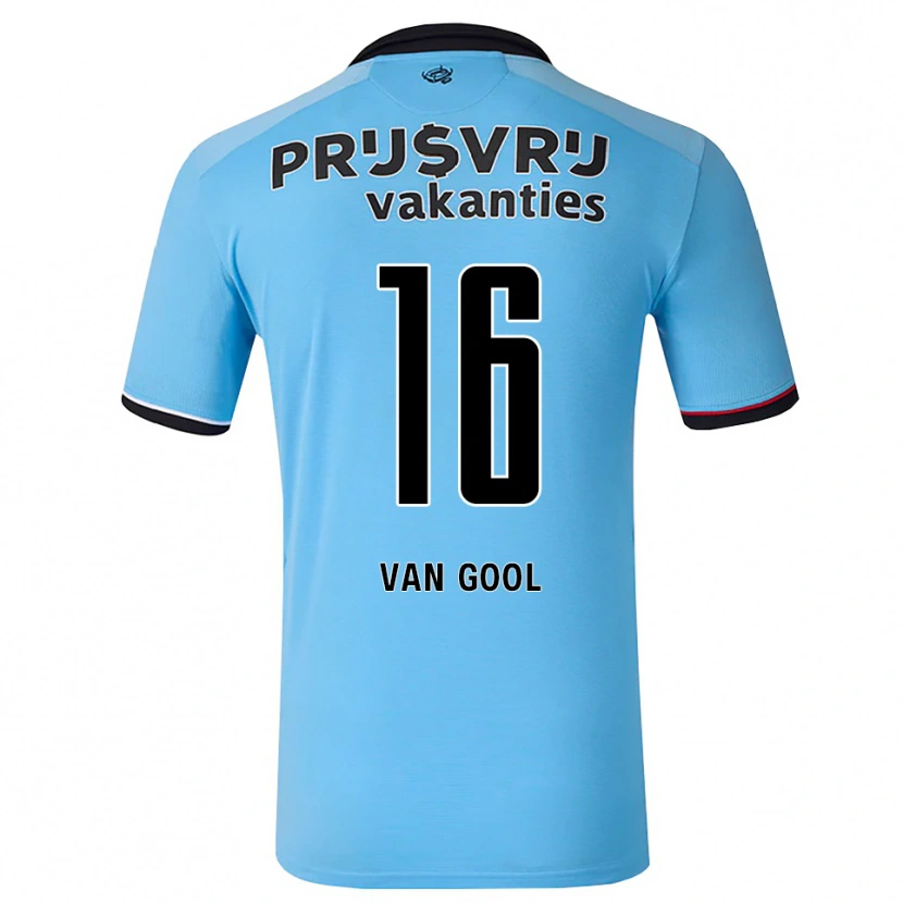 Danxen Herren Sydney Van Gool #16 Tiefhimmelblau Schwarz Rot Auswärtstrikot Trikot 2026/27 T-Shirt Schweiz