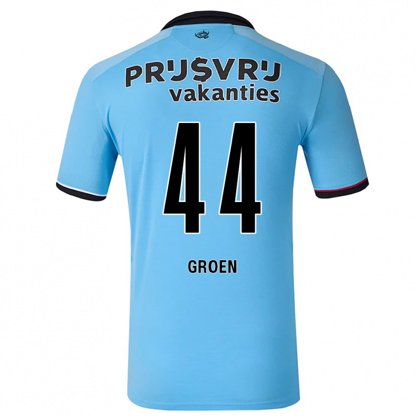 Danxen Herren Nesto Groen #44 Tiefhimmelblau Schwarz Rot Auswärtstrikot Trikot 2026/27 T-Shirt Schweiz