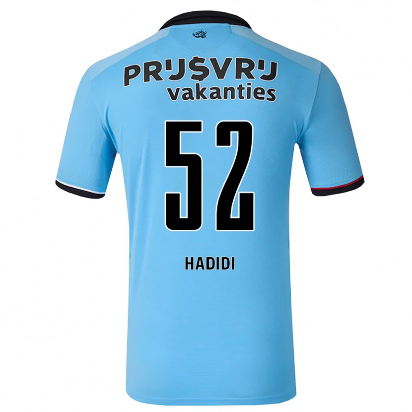 Danxen Herren Ilian Hadidi #52 Tiefhimmelblau Schwarz Rot Auswärtstrikot Trikot 2026/27 T-Shirt Schweiz