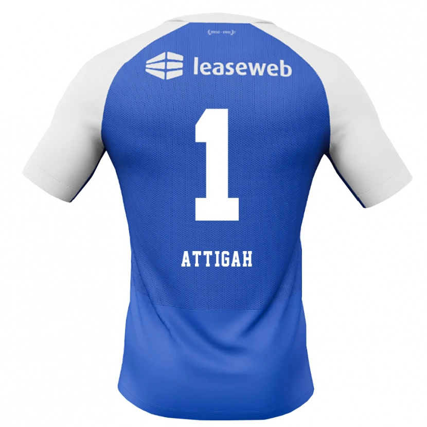 Danxen Herren Quenten Attigah #1 Himmelblau Rot Weiß Auswärtstrikot Trikot 2026/27 T-Shirt Schweiz