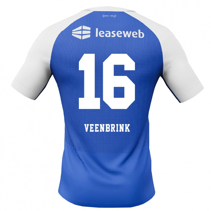 Danxen Herren Jayden Veenbrink #16 Himmelblau Rot Weiß Auswärtstrikot Trikot 2026/27 T-Shirt Schweiz