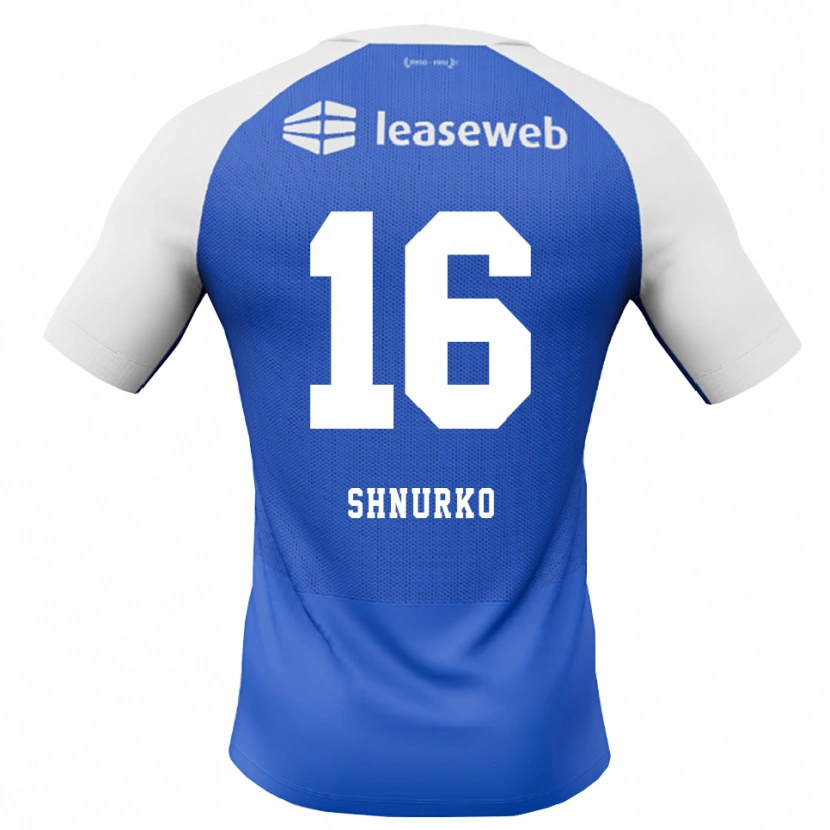 Danxen Herren Danylo Shnurko #16 Himmelblau Rot Weiß Auswärtstrikot Trikot 2026/27 T-Shirt Schweiz