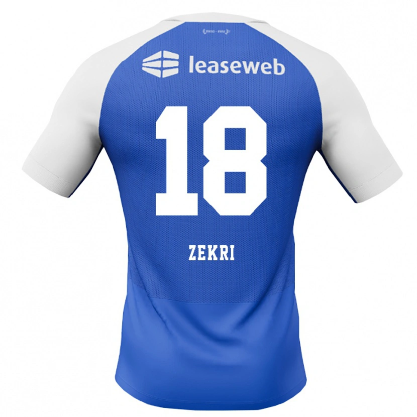 Danxen Herren Rayan Zekri #18 Himmelblau Rot Weiß Auswärtstrikot Trikot 2026/27 T-Shirt Schweiz