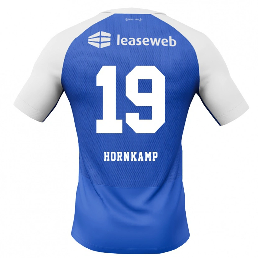 Danxen Herren Jizz Hornkamp #19 Himmelblau Rot Weiß Auswärtstrikot Trikot 2026/27 T-Shirt Schweiz