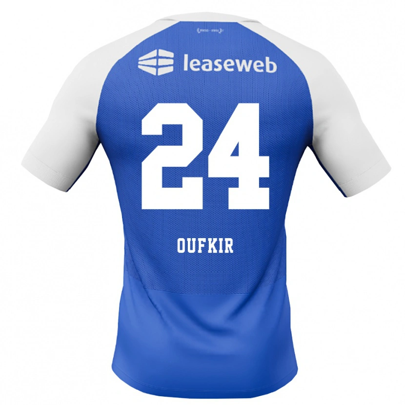 Danxen Herren Ayoub Oufkir #24 Himmelblau Rot Weiß Auswärtstrikot Trikot 2026/27 T-Shirt Schweiz