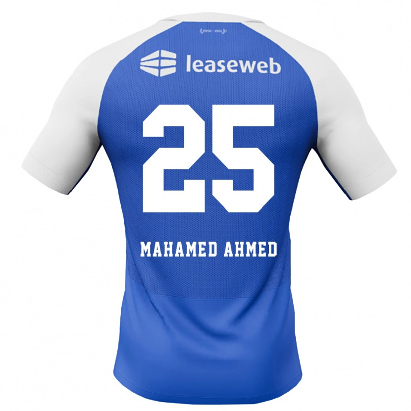 Danxen Herren Nuur Mahamed Ahmed #25 Himmelblau Rot Weiß Auswärtstrikot Trikot 2026/27 T-Shirt Schweiz