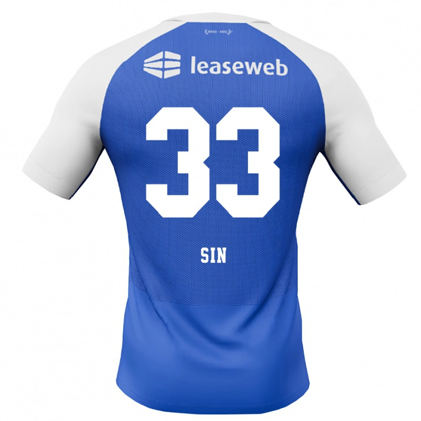 Danxen Herren Matej Sin #33 Himmelblau Rot Weiß Auswärtstrikot Trikot 2026/27 T-Shirt Schweiz