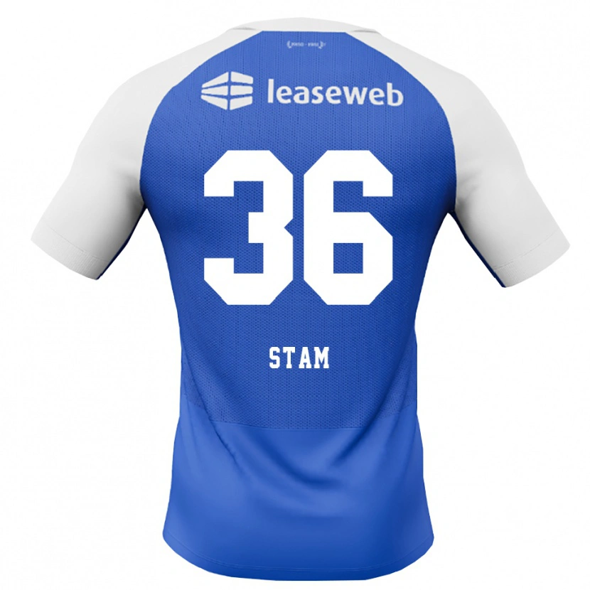 Danxen Herren Finn Stam #36 Himmelblau Rot Weiß Auswärtstrikot Trikot 2026/27 T-Shirt Schweiz