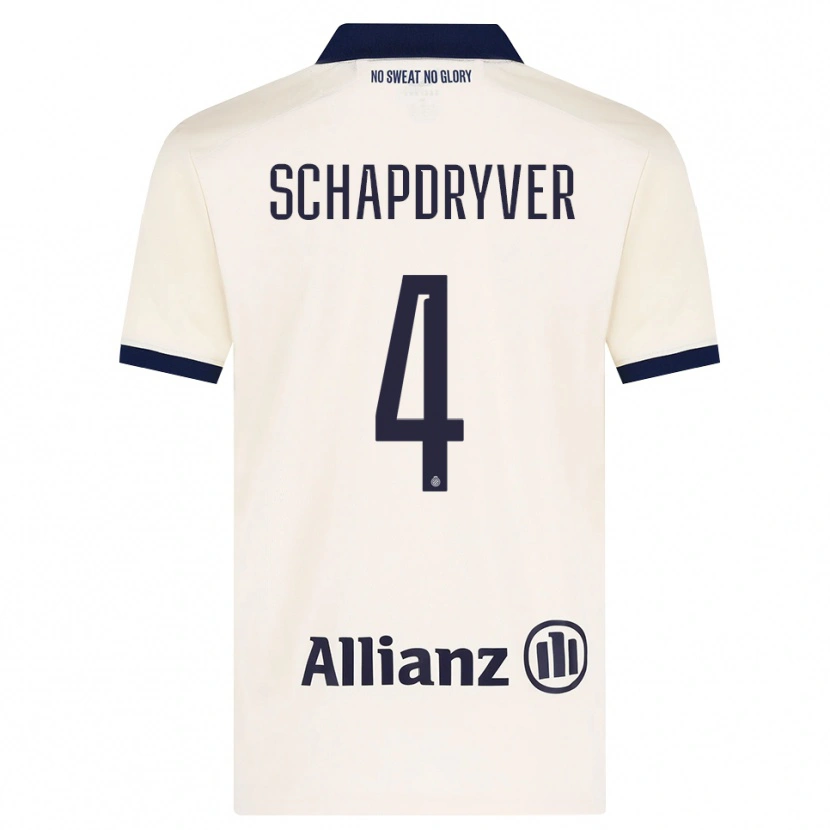 Danxen Herren Emely Schapdryver #4 Beige Schwarz Auswärtstrikot Trikot 2026/27 T-Shirt Schweiz