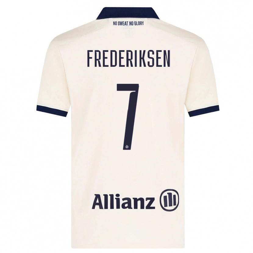 Danxen Herren Rebekka Frederiksen #7 Beige Schwarz Auswärtstrikot Trikot 2026/27 T-Shirt Schweiz