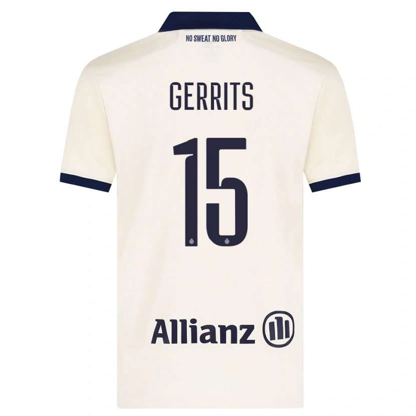 Danxen Herren Melanie Gerrits #15 Beige Schwarz Auswärtstrikot Trikot 2026/27 T-Shirt Schweiz