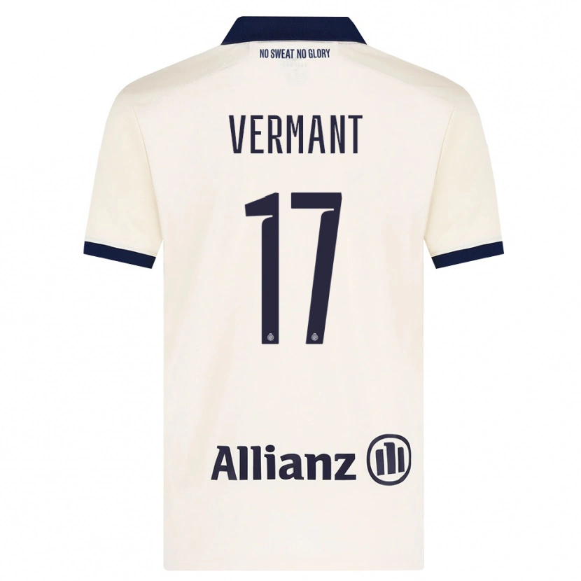 Danxen Herren Romeo Vermant #17 Beige Schwarz Auswärtstrikot Trikot 2026/27 T-Shirt Schweiz