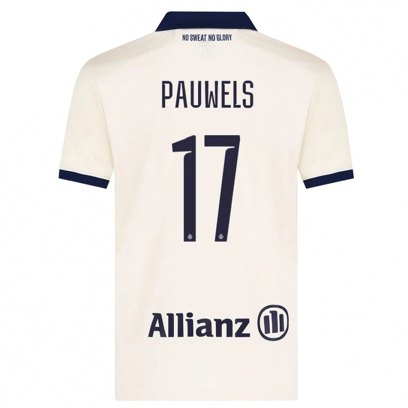 Danxen Herren Fleur Pauwels #17 Beige Schwarz Auswärtstrikot Trikot 2026/27 T-Shirt Schweiz