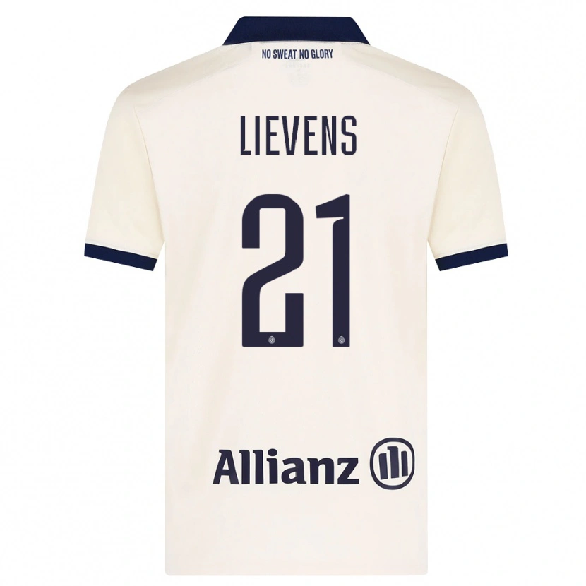 Danxen Herren Caitlin Lievens #21 Beige Schwarz Auswärtstrikot Trikot 2026/27 T-Shirt Schweiz