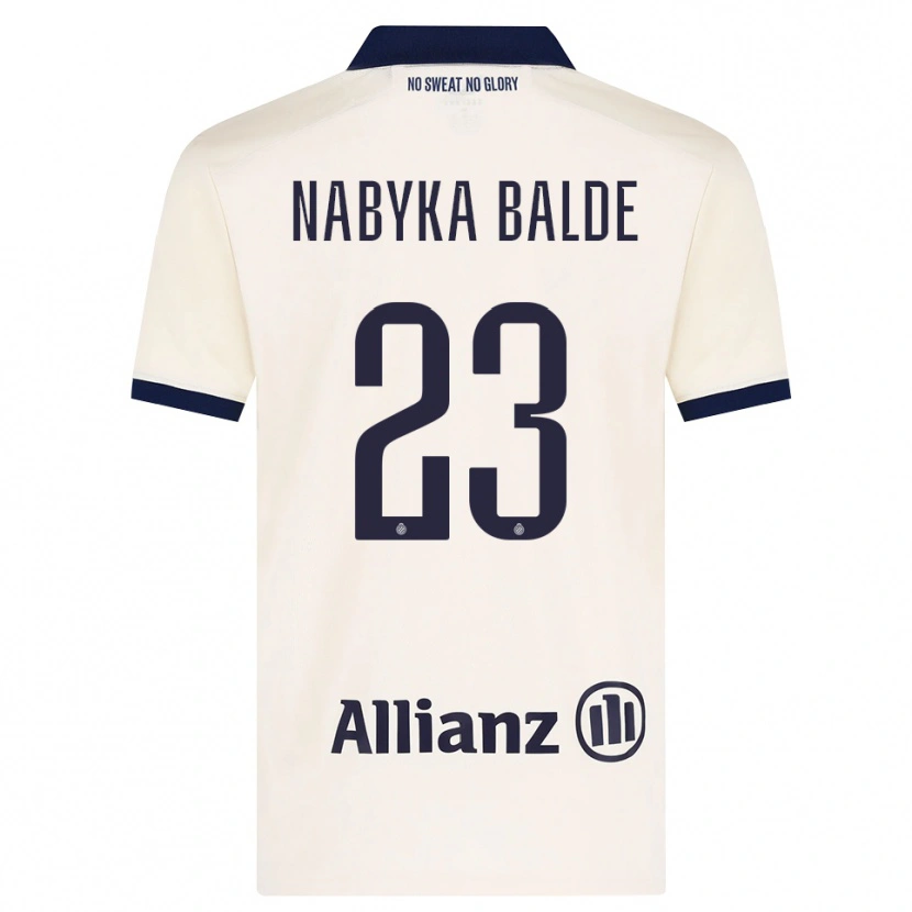 Danxen Herren Mamadou Balde #23 Beige Schwarz Auswärtstrikot Trikot 2026/27 T-Shirt Schweiz