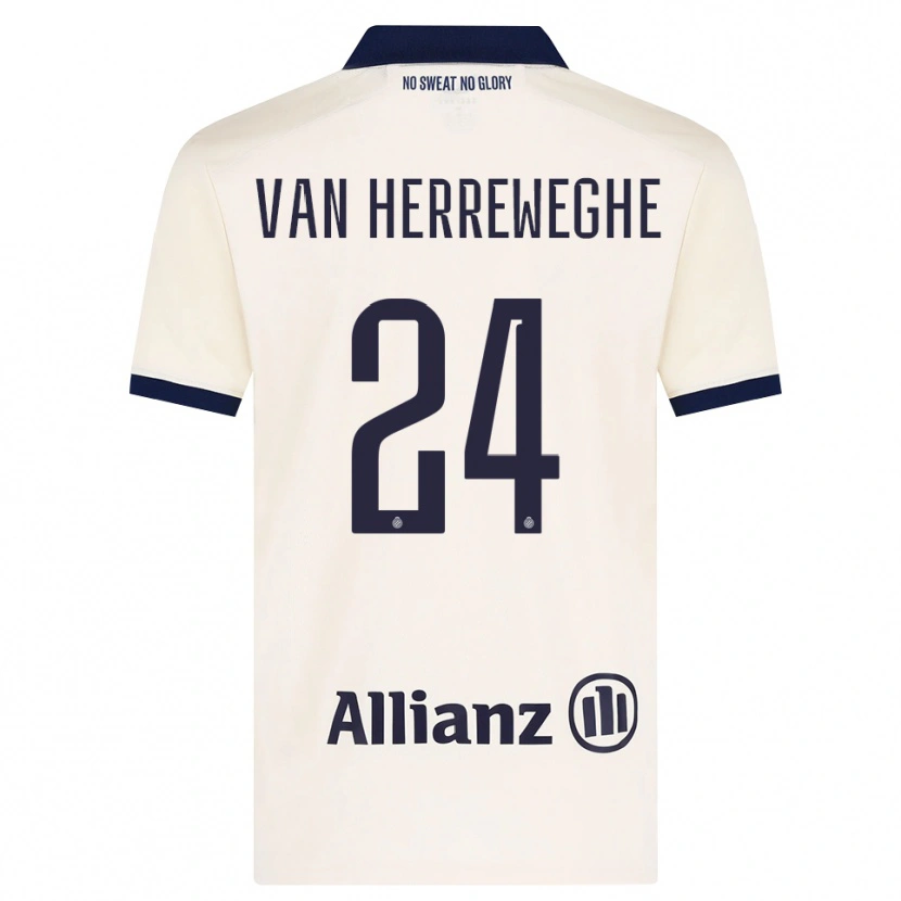 Danxen Herren Febe Van Herreweghe #24 Beige Schwarz Auswärtstrikot Trikot 2026/27 T-Shirt Schweiz
