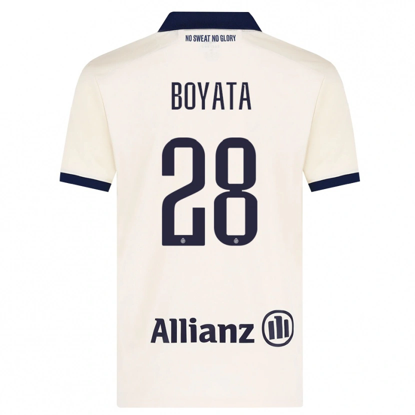 Danxen Herren Dedryck Boyata #28 Beige Schwarz Auswärtstrikot Trikot 2026/27 T-Shirt Schweiz