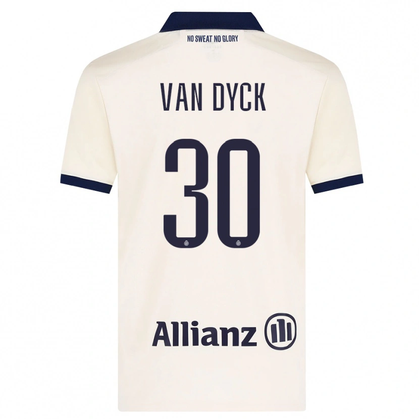 Danxen Herren Nell Van Dyck #30 Beige Schwarz Auswärtstrikot Trikot 2026/27 T-Shirt Schweiz