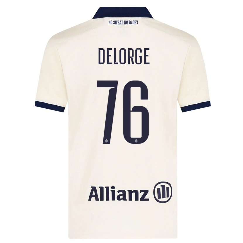 Danxen Herren Lucas Delorge #76 Beige Schwarz Auswärtstrikot Trikot 2026/27 T-Shirt Schweiz