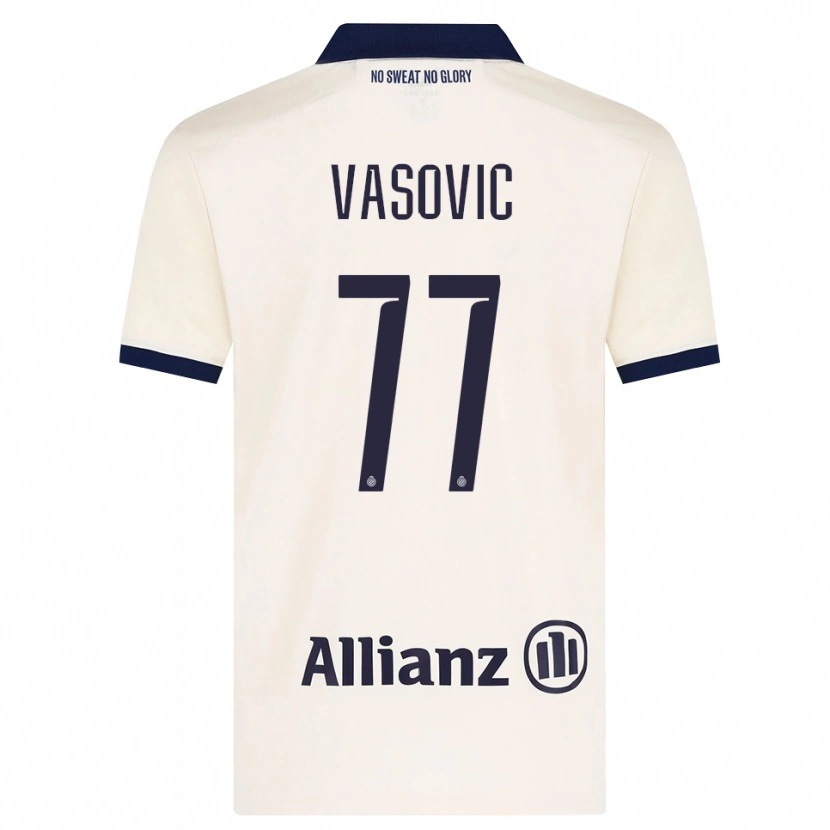 Danxen Herren Andrej Vasovic #77 Beige Schwarz Auswärtstrikot Trikot 2026/27 T-Shirt Schweiz