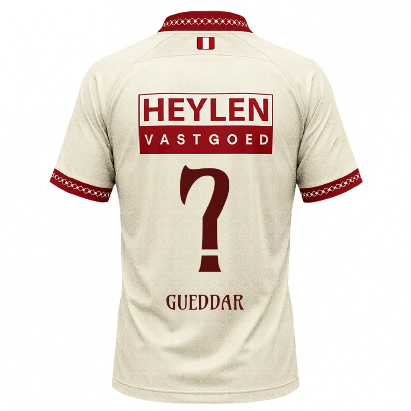 Danxen Herren Zakaria Gueddar #0 Beige Rot Auswärtstrikot Trikot 2026/27 T-Shirt Schweiz