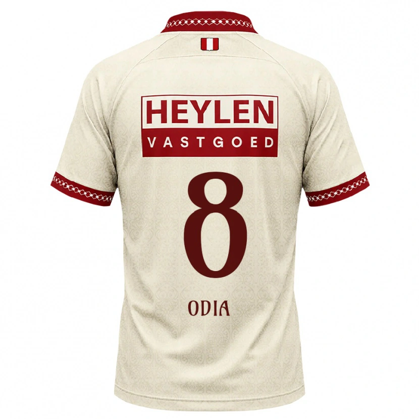 Danxen Herren Dre Odia #8 Beige Rot Auswärtstrikot Trikot 2026/27 T-Shirt Schweiz
