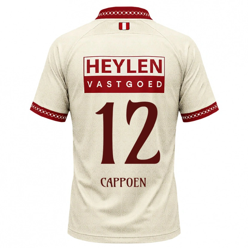 Danxen Herren Logan Cappoen #12 Beige Rot Auswärtstrikot Trikot 2026/27 T-Shirt Schweiz