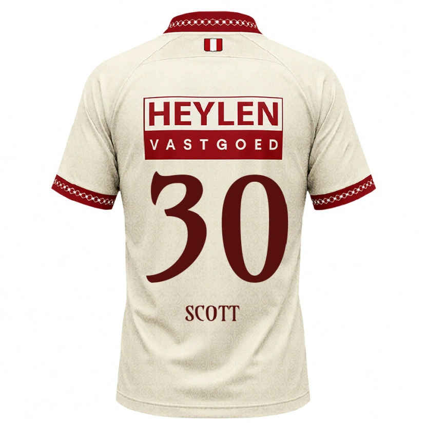 Danxen Herren Christopher Scott #30 Beige Rot Auswärtstrikot Trikot 2026/27 T-Shirt Schweiz