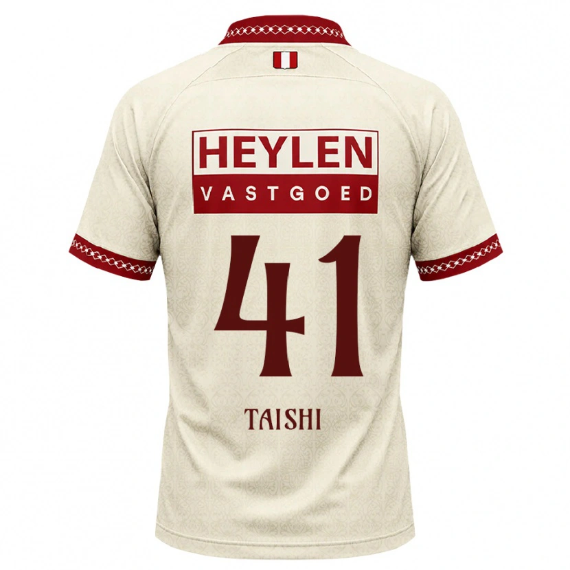 Danxen Herren Taishi Brandon Nozawa #41 Beige Rot Auswärtstrikot Trikot 2026/27 T-Shirt Schweiz