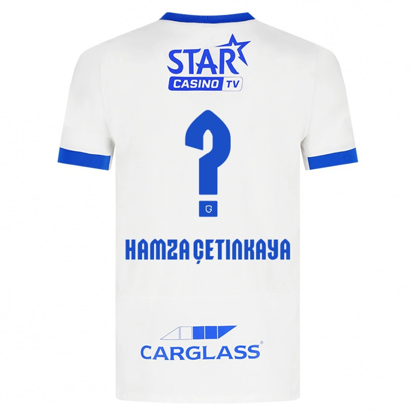 Danxen Herren Ayaz Hamza Çetinkaya #0 Weiß Blau Auswärtstrikot Trikot 2026/27 T-Shirt Schweiz