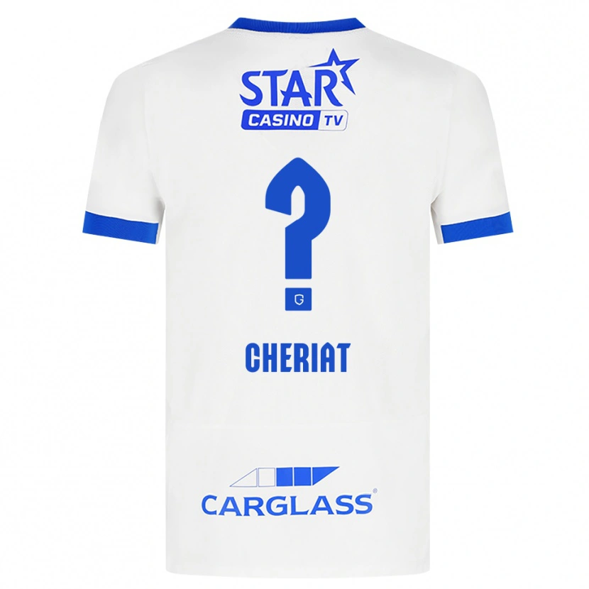 Danxen Herren Rayan Cheriat #0 Weiß Blau Auswärtstrikot Trikot 2026/27 T-Shirt Schweiz