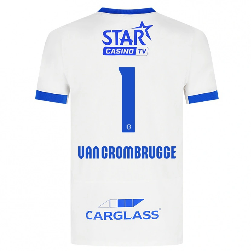 Danxen Herren Hendrik Van Crombrugge #1 Weiß Blau Auswärtstrikot Trikot 2026/27 T-Shirt Schweiz