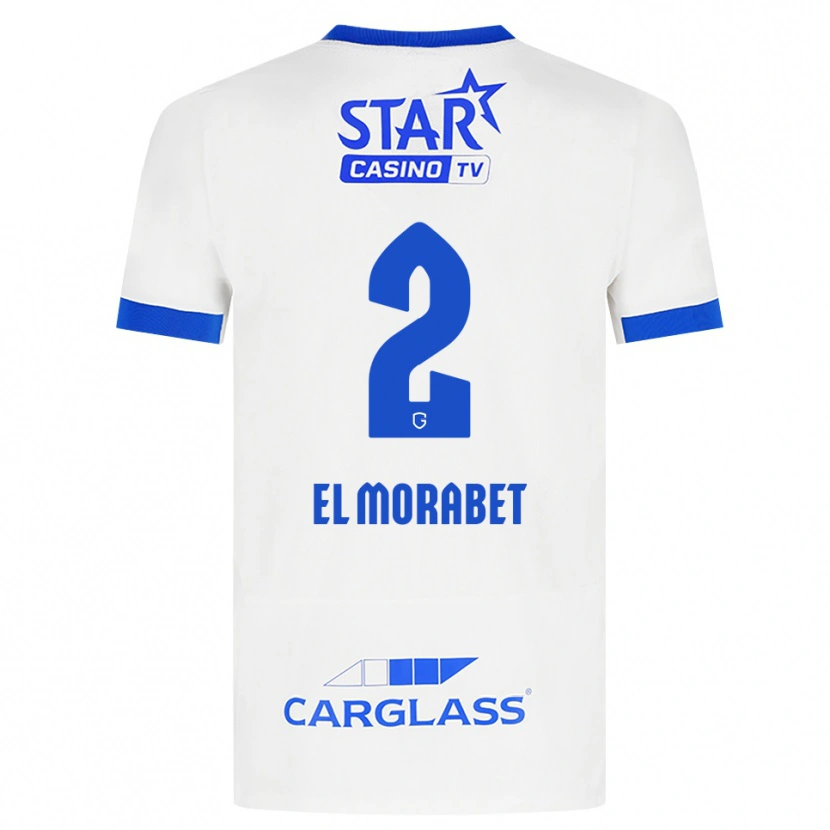 Danxen Herren Sami El Morabet #2 Weiß Blau Auswärtstrikot Trikot 2026/27 T-Shirt Schweiz