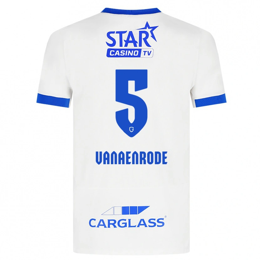 Danxen Herren Gwyneth Vanaenrode #5 Weiß Blau Auswärtstrikot Trikot 2026/27 T-Shirt Schweiz