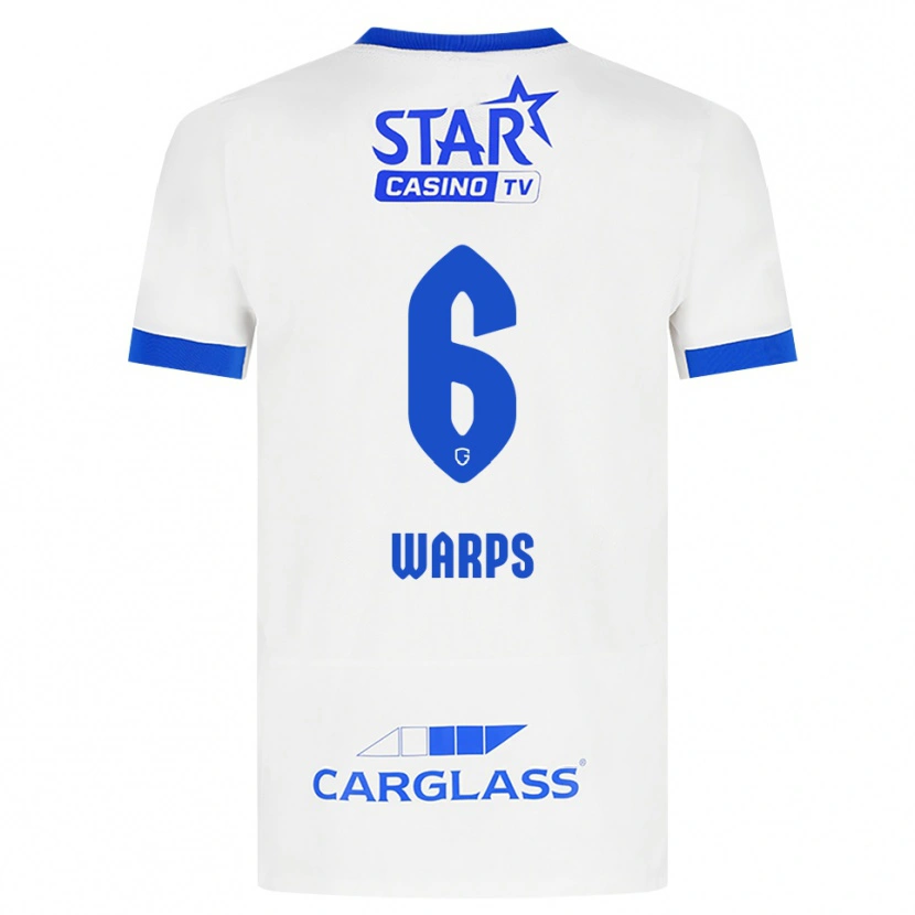 Danxen Herren Isa Warps #6 Weiß Blau Auswärtstrikot Trikot 2026/27 T-Shirt Schweiz