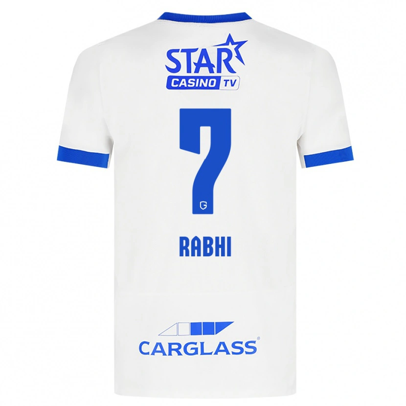 Danxen Herren Ayman Rabhi #7 Weiß Blau Auswärtstrikot Trikot 2026/27 T-Shirt Schweiz