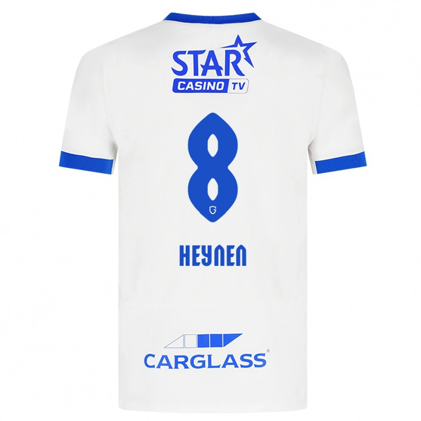 Danxen Herren Bryan Heynen #8 Weiß Blau Auswärtstrikot Trikot 2026/27 T-Shirt Schweiz