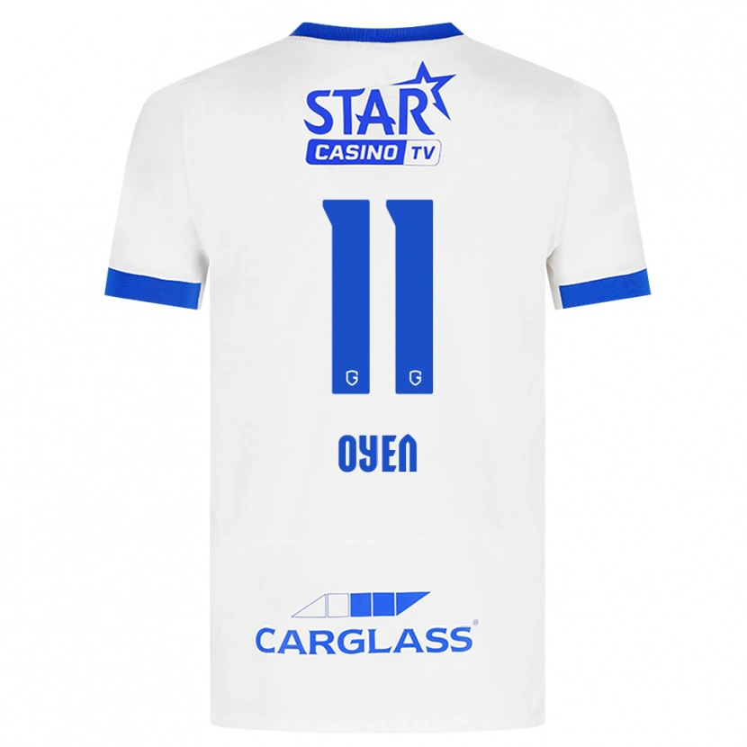 Danxen Herren Luca Oyen #11 Weiß Blau Auswärtstrikot Trikot 2026/27 T-Shirt Schweiz