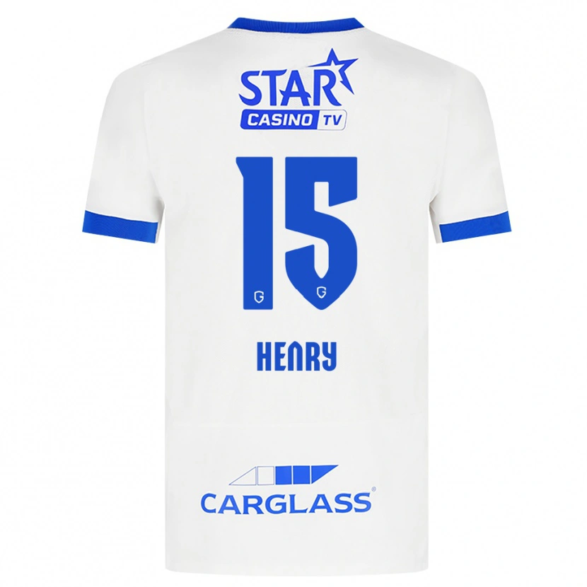 Danxen Herren Zion Henry #15 Weiß Blau Auswärtstrikot Trikot 2026/27 T-Shirt Schweiz