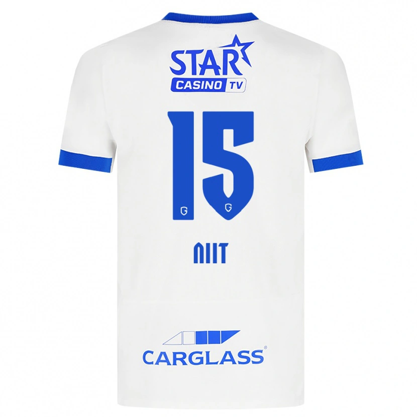 Danxen Herren Eva-Maria Niit #15 Weiß Blau Auswärtstrikot Trikot 2026/27 T-Shirt Schweiz